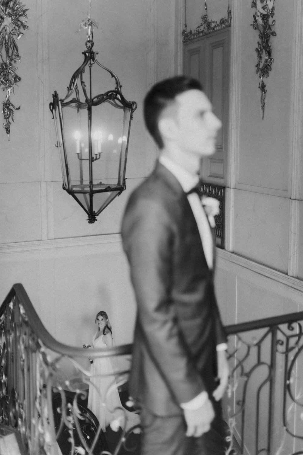 First Look Brautpaar im Schloss Wilhelmsthal bei Kassel