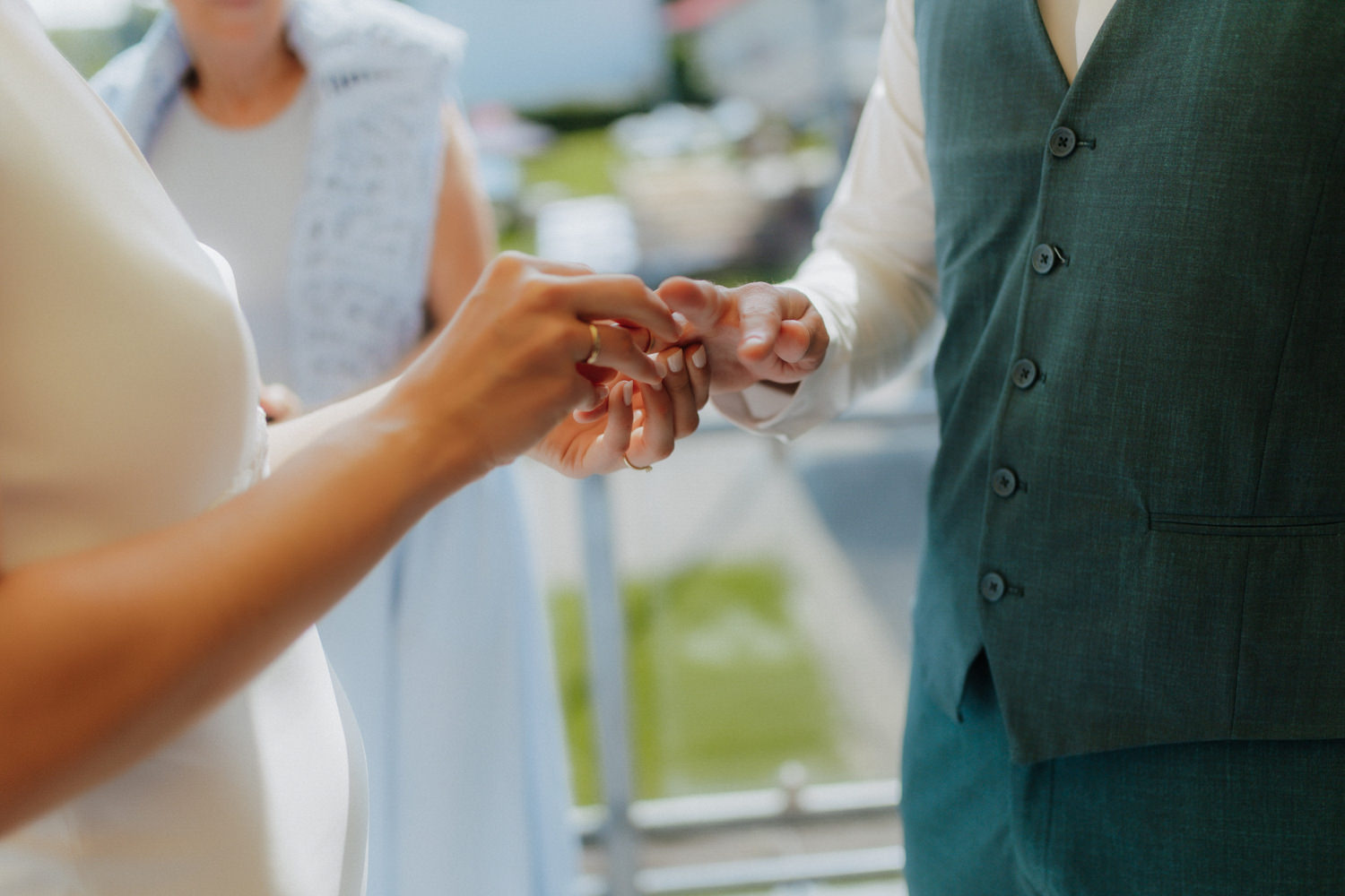 Ringtausch bei Trauung Hochzeit Göttingen emotionale Zeremonie
